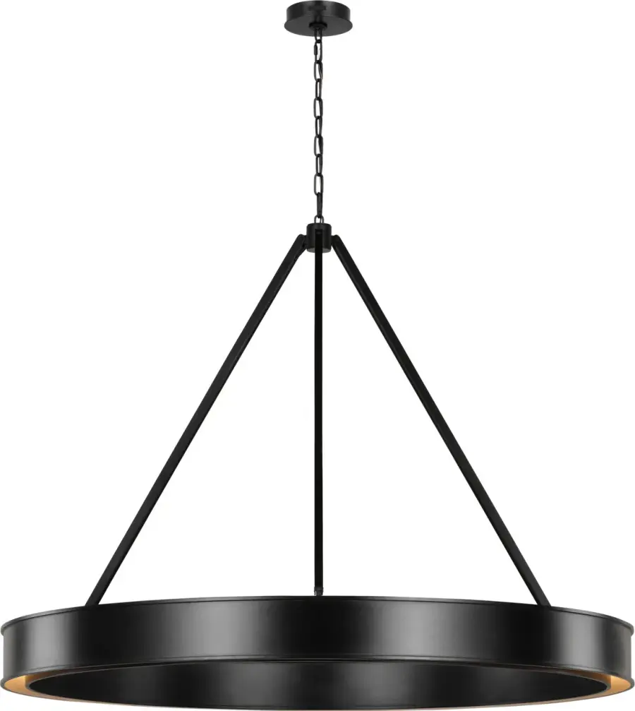 Leonard Extra Large Chandelier in Aged Iron - Image 2