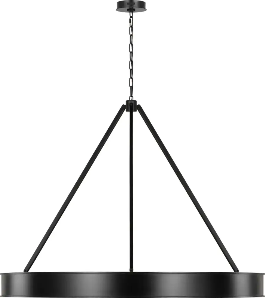 Leonard Extra Large Chandelier in Aged Iron - Image 3