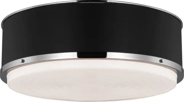 Marlowe Large Flush Mount in Polished Nickel - Image 4