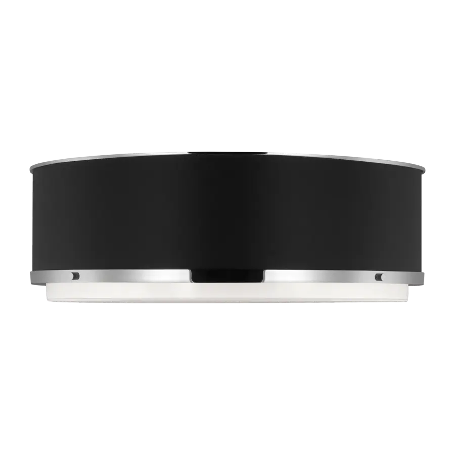 Marlowe Large Flush Mount in Polished Nickel - Image 7