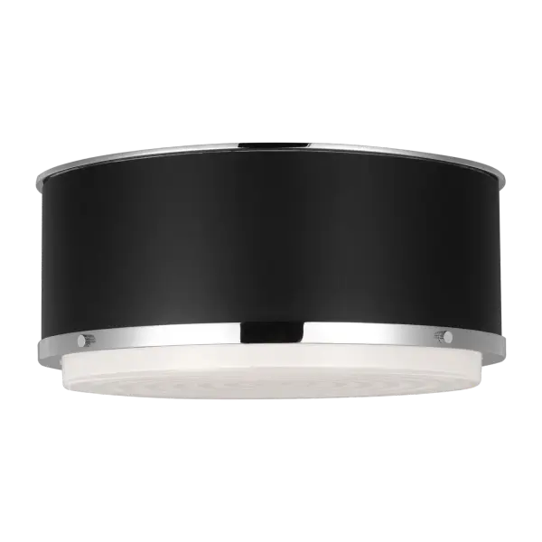 Marlowe Medium Flush Mount in Polished Nickel - Image 3
