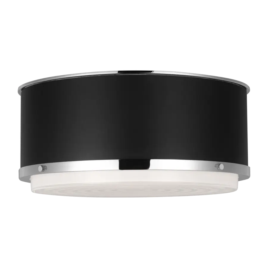 Marlowe Medium Flush Mount in Polished Nickel - Image 3
