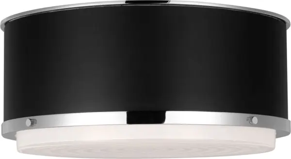 Marlowe Medium Flush Mount in Polished Nickel - Image 4