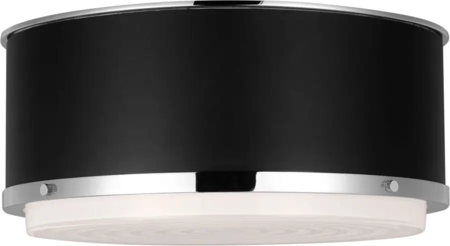 Marlowe Medium Flush Mount in Polished Nickel - Image 4