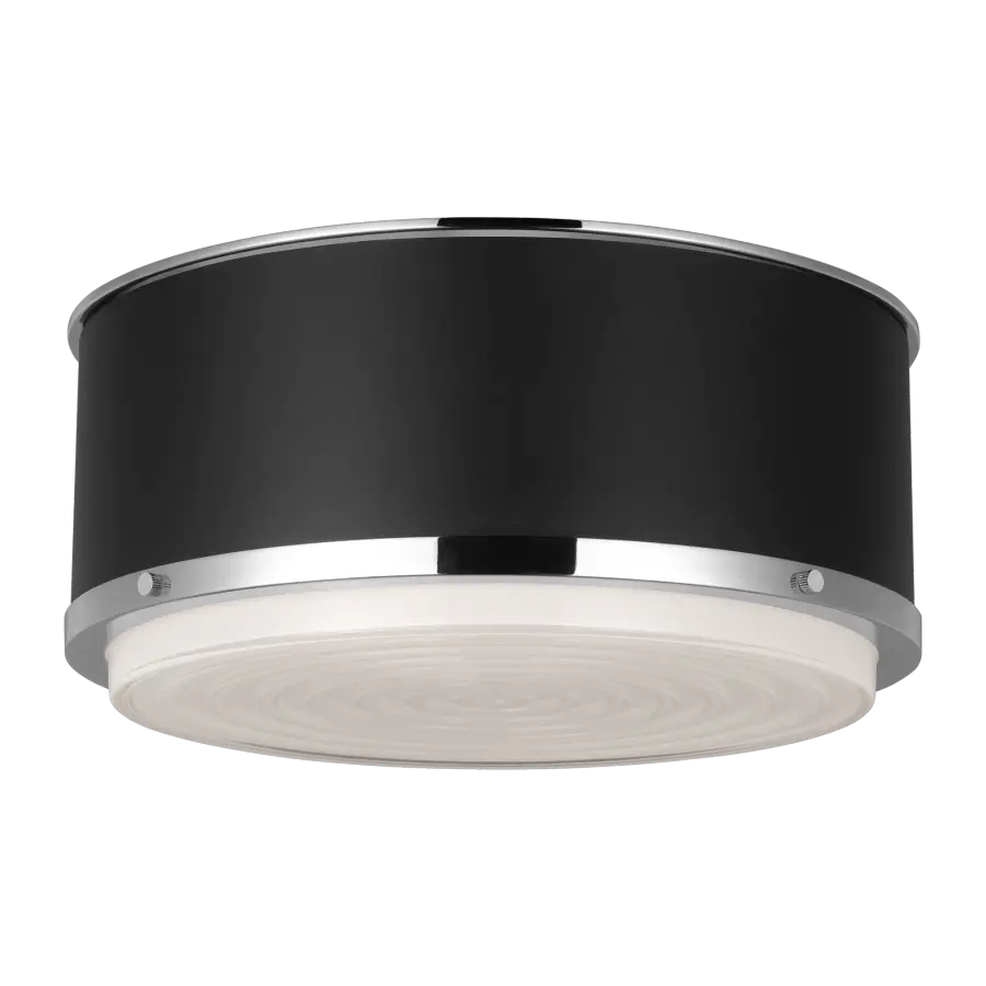 Marlowe Medium Flush Mount in Polished Nickel - Image 5