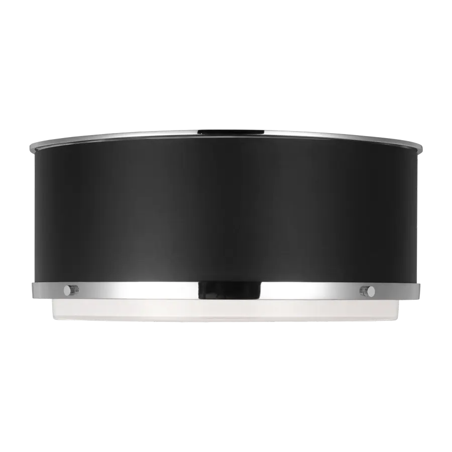 Marlowe Medium Flush Mount in Polished Nickel - Image 7