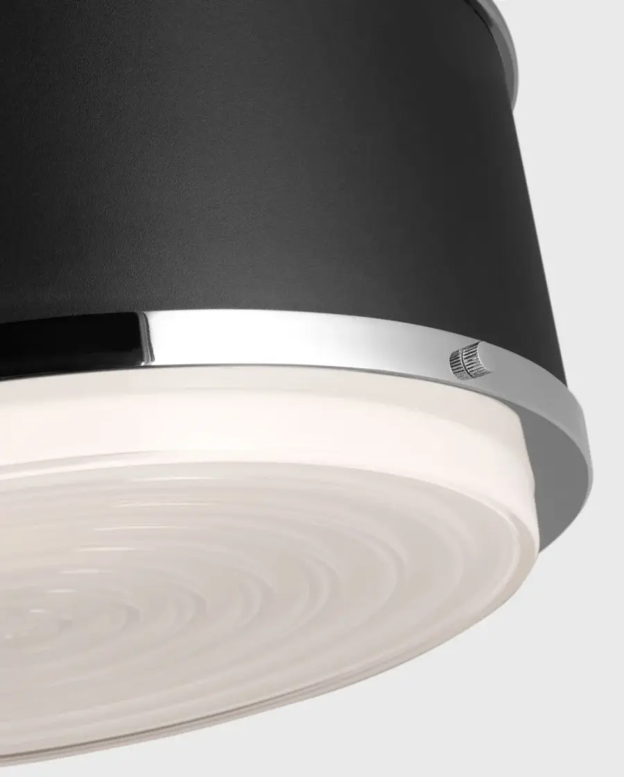 Marlowe Medium Flush Mount in Polished Nickel - Image 8