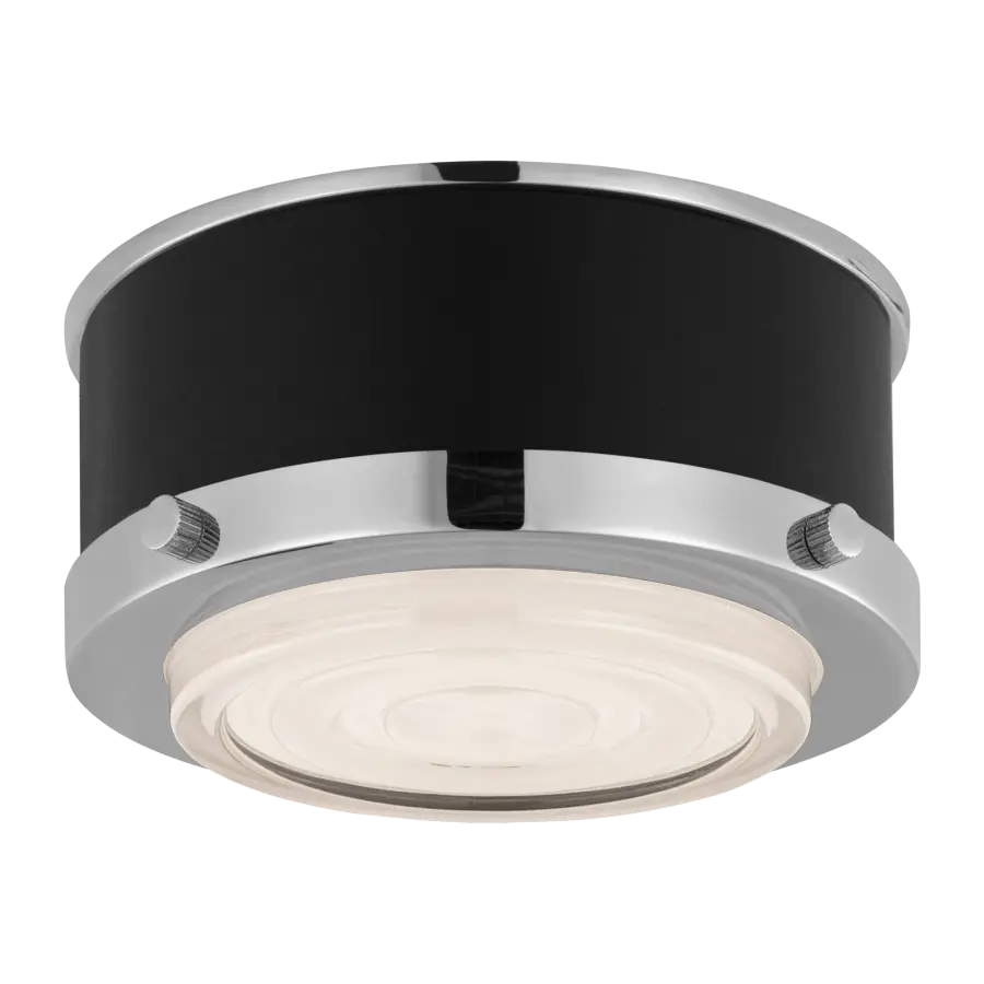 Marlowe Mini Flush Mount in Polished Nickel - Image 1