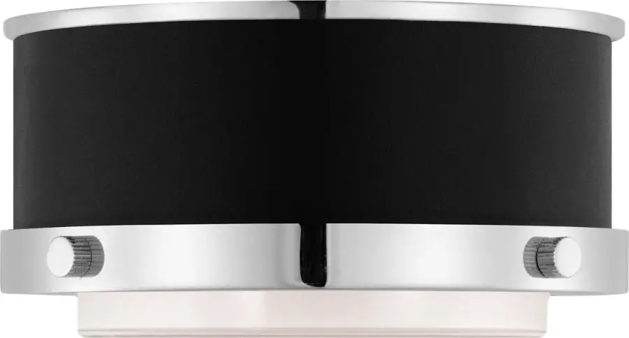 Marlowe Mini Flush Mount in Polished Nickel - Image 2