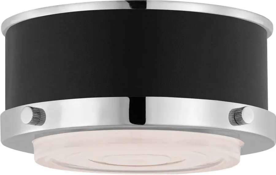 Marlowe Mini Flush Mount in Polished Nickel - Image 4