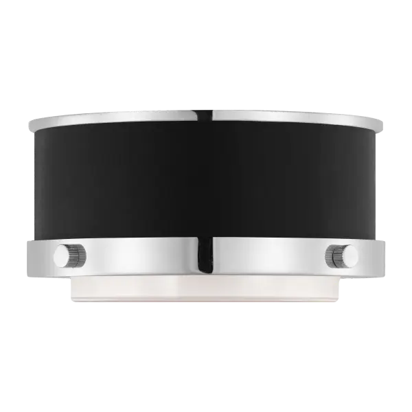 Marlowe Mini Flush Mount in Polished Nickel - Image 7
