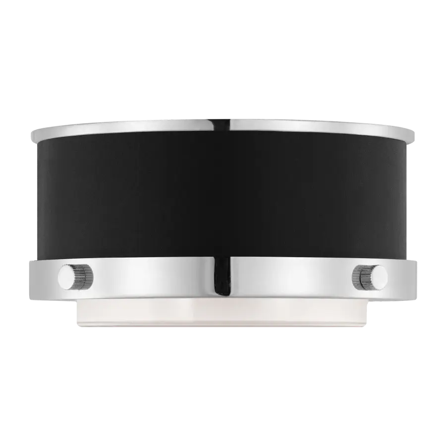 Marlowe Mini Flush Mount in Polished Nickel - Image 7