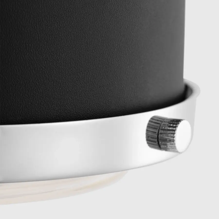 Marlowe Mini Flush Mount in Polished Nickel - Image 9