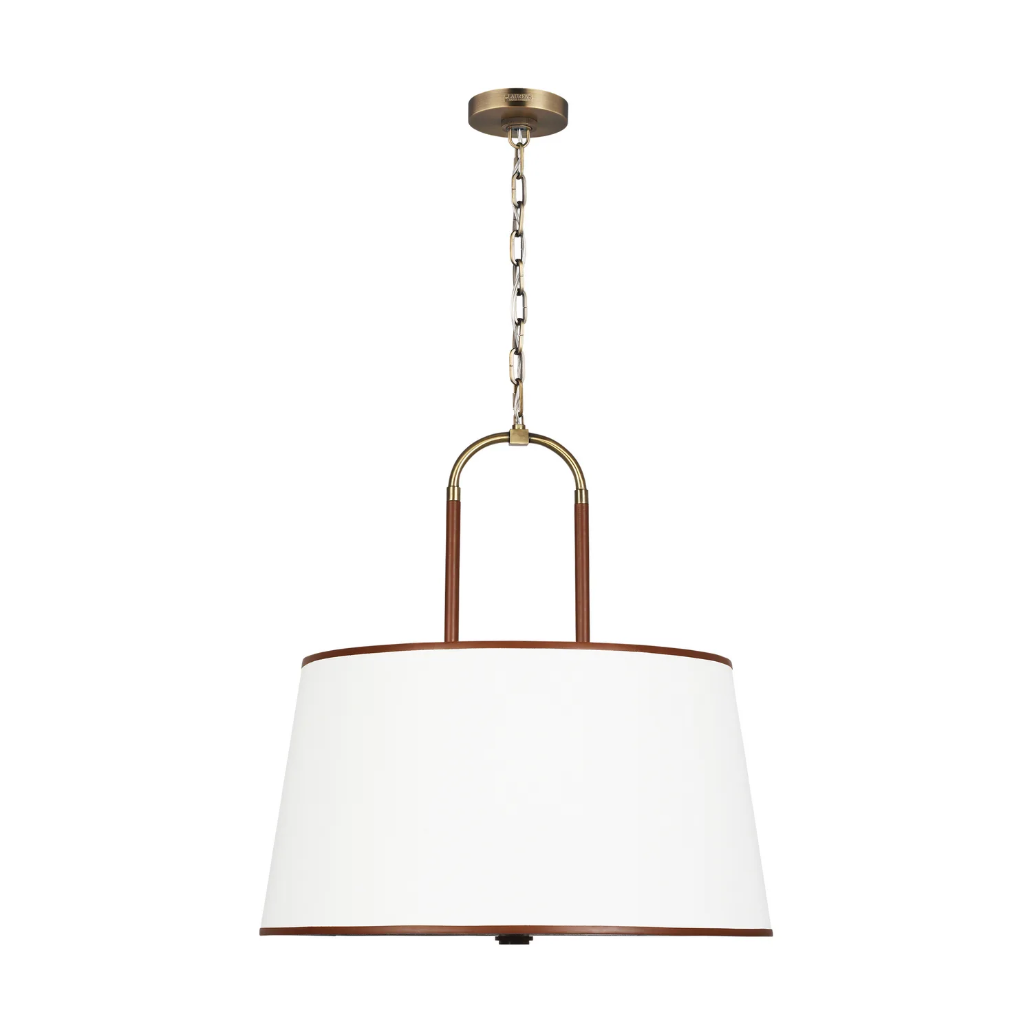 Katie Four Light Pendant in Time Worn Brass