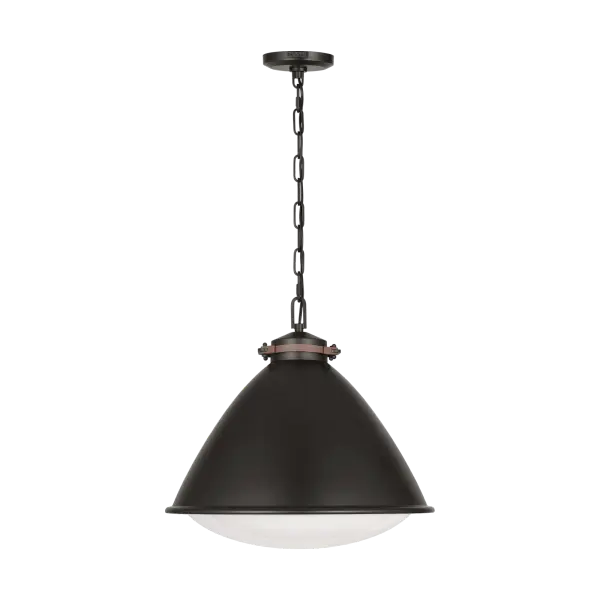 Hayward Large Pendant in Aged Iron - Image 5