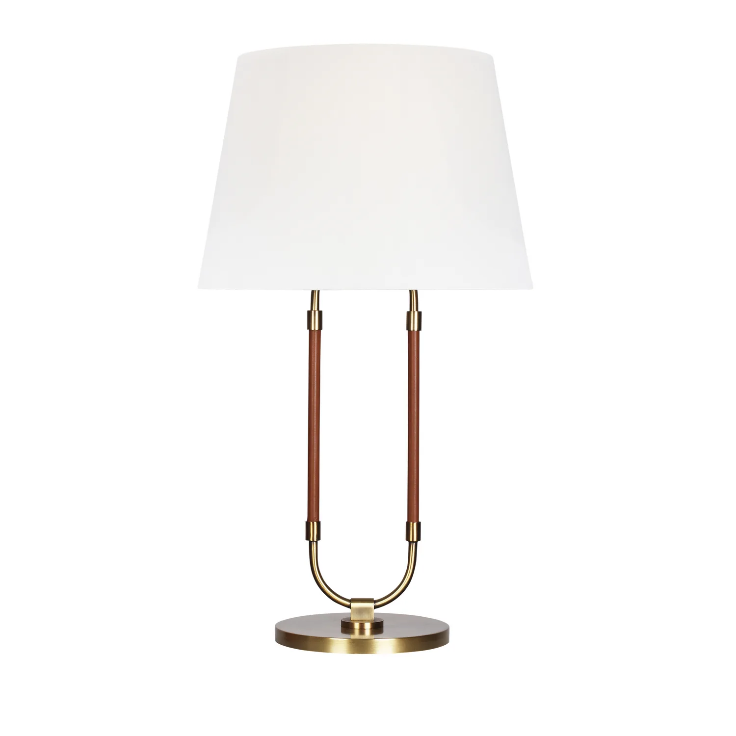 Katie One Light Table Lamp in Time Worn Brass