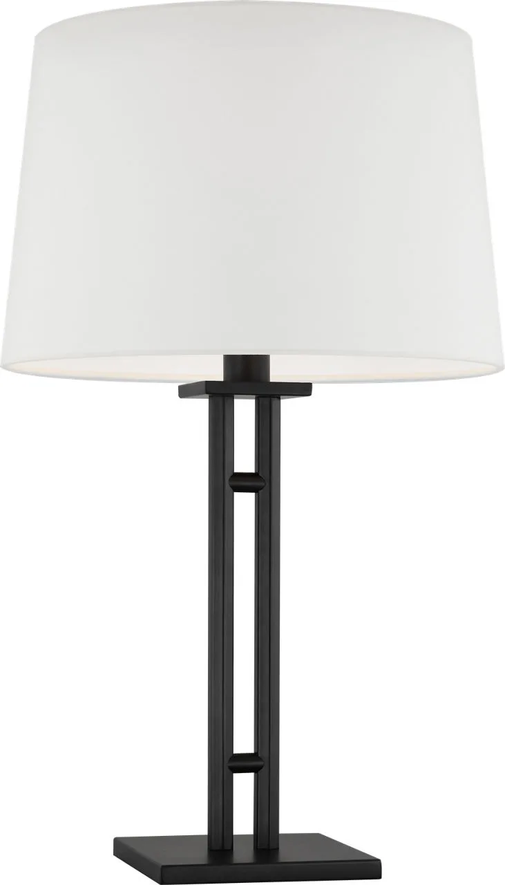 Haddon Medium Table Lamp in Aged Iron
