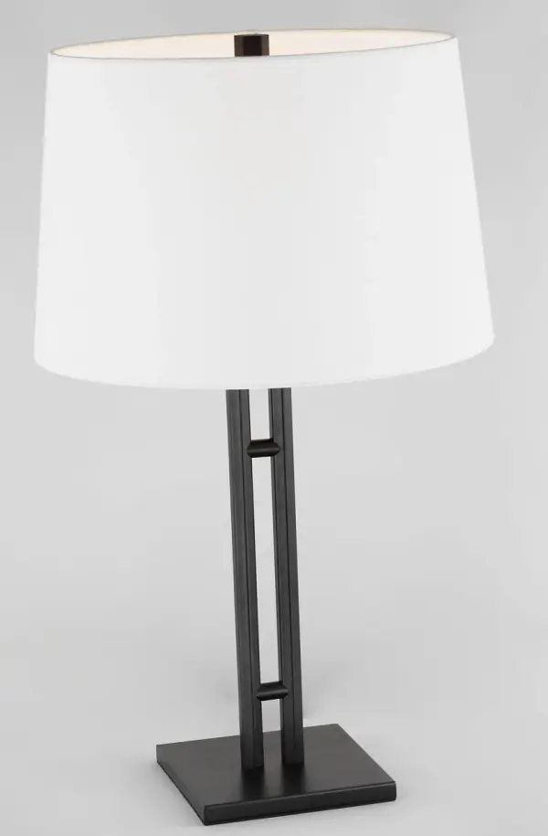 Haddon Medium Table Lamp in Aged Iron - Image 3