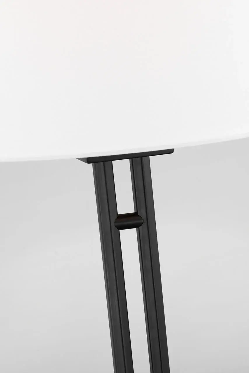 Haddon Medium Table Lamp in Aged Iron - Image 4