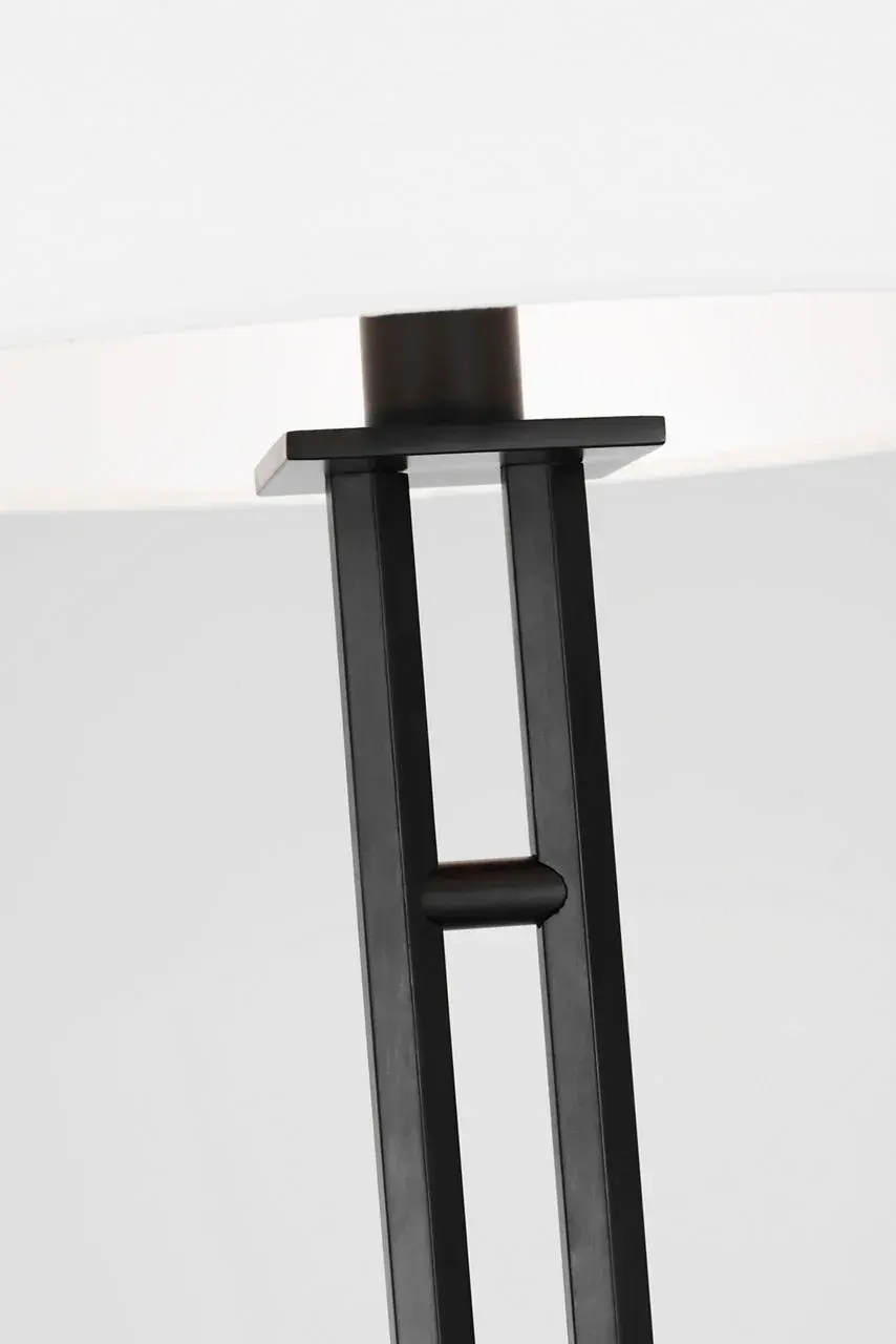 Haddon Medium Floor Lamp in Aged Iron - Image 3
