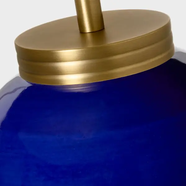 Lilian Medium Table Lamp in Crystal Cobalt - Image 3