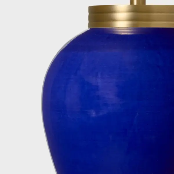 Lilian Medium Table Lamp in Crystal Cobalt - Image 5