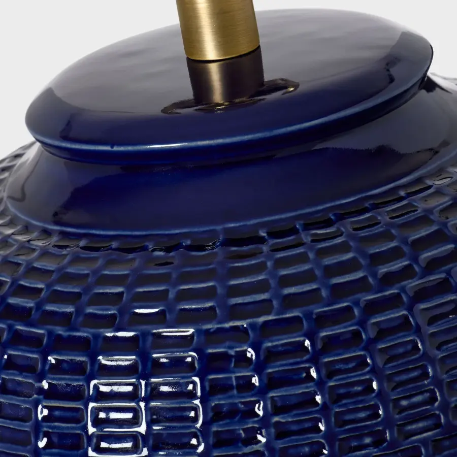 Marcel Medium Table Lamp in Crystal Cobalt - Image 4