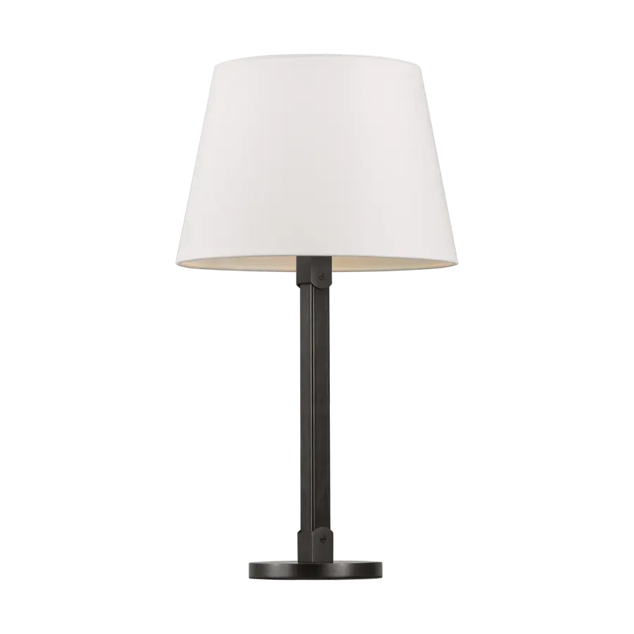 Grayson Medium Table Lamp in Aged Iron - Image 3