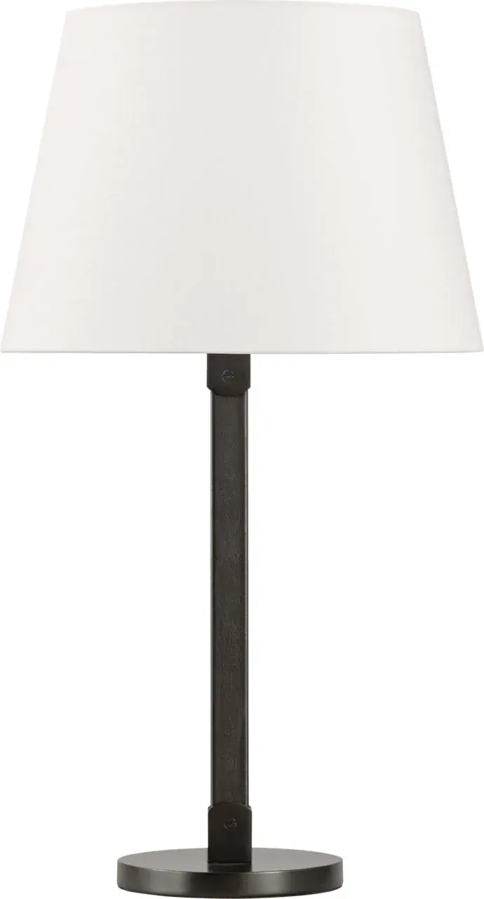 Grayson Medium Table Lamp in Aged Iron - Image 4