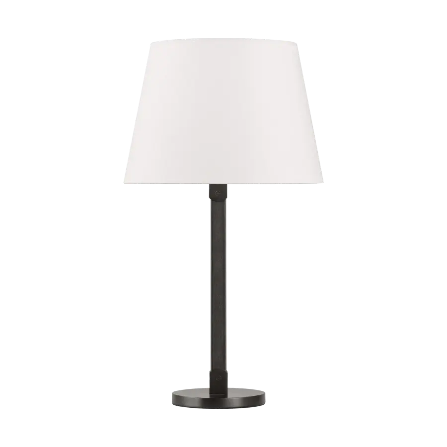 Grayson Medium Table Lamp in Aged Iron - Image 5