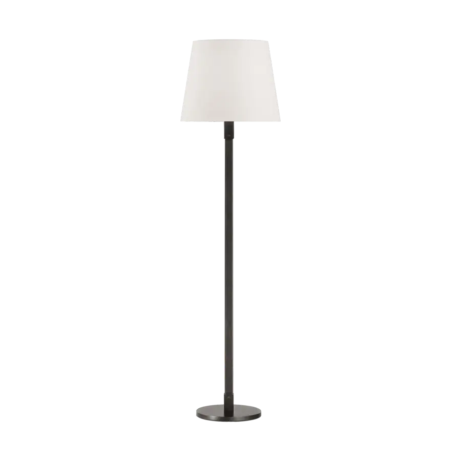 Grayson Medium Floor Lamp in Aged Iron - Image 1