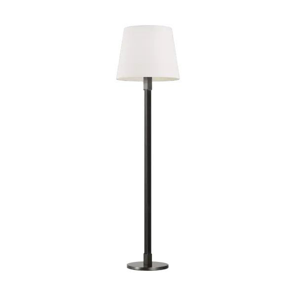 Grayson Medium Floor Lamp in Aged Iron - Image 3