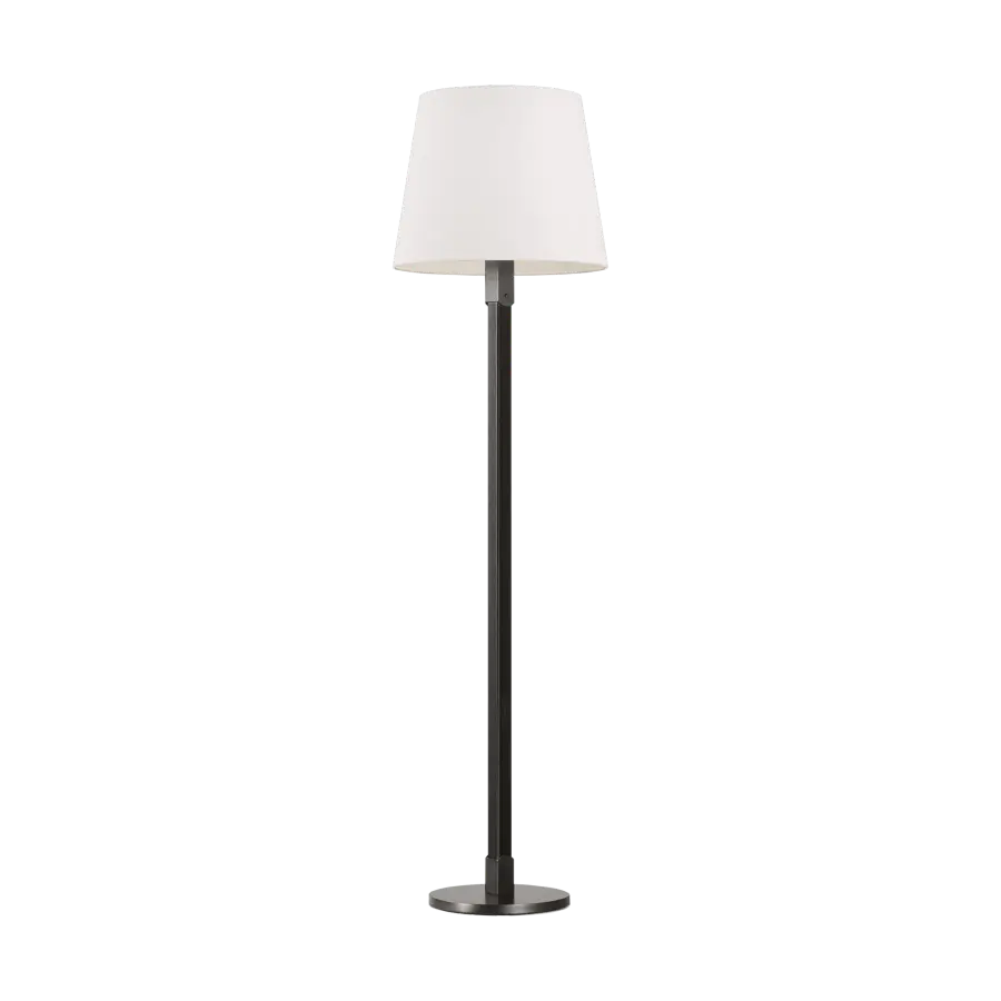 Grayson Medium Floor Lamp in Aged Iron - Image 3