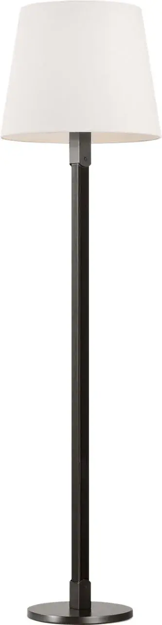 Grayson Medium Floor Lamp in Aged Iron - Image 4