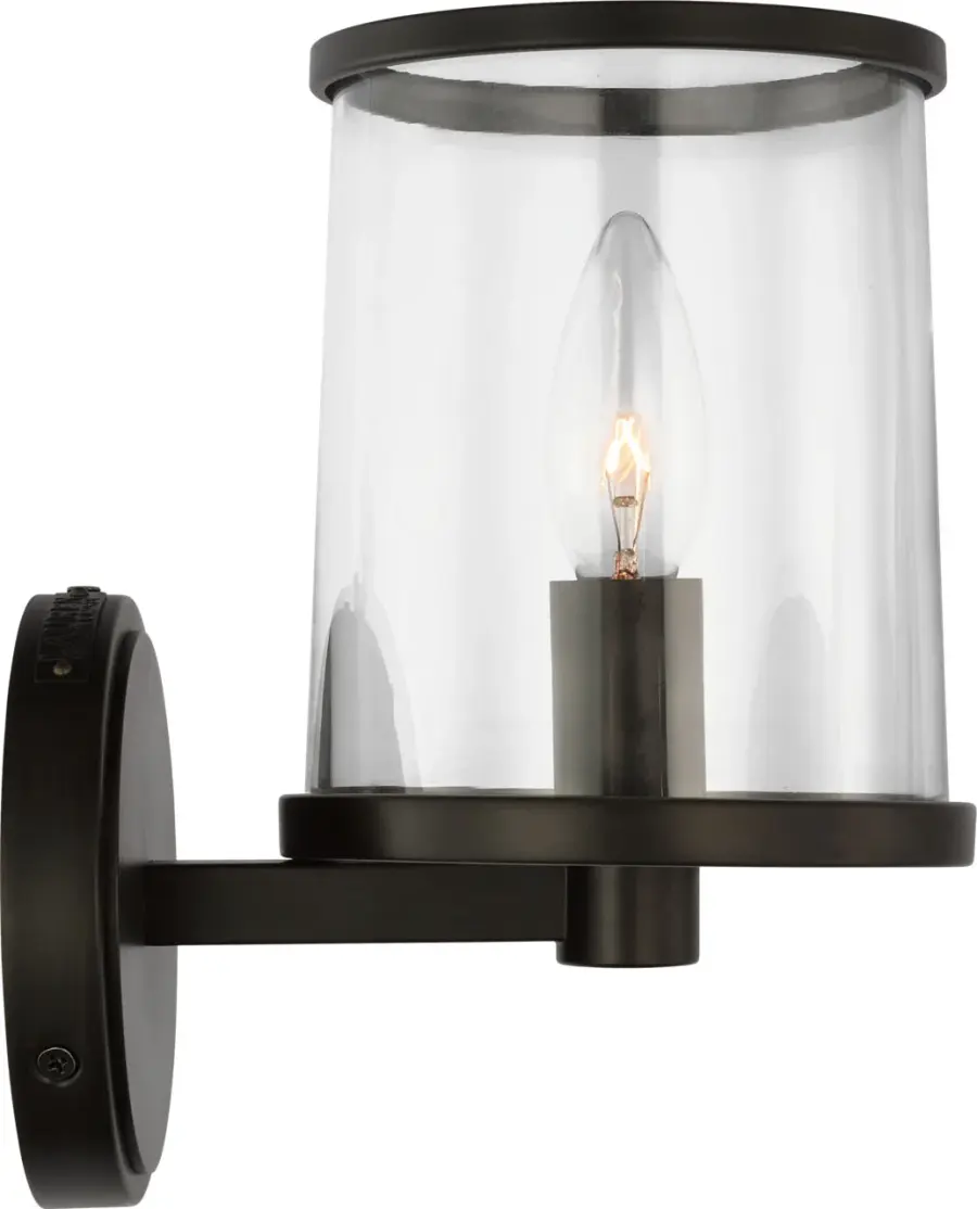 Reynolds Small Vanity Light in Aged Iron - Image 1