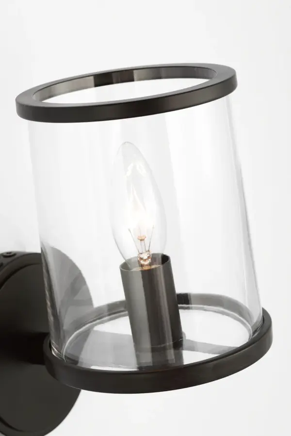 Reynolds Small Vanity Light in Aged Iron - Image 4