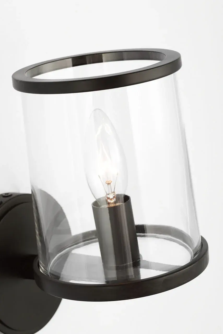 Reynolds Small Vanity Light in Aged Iron - Image 4