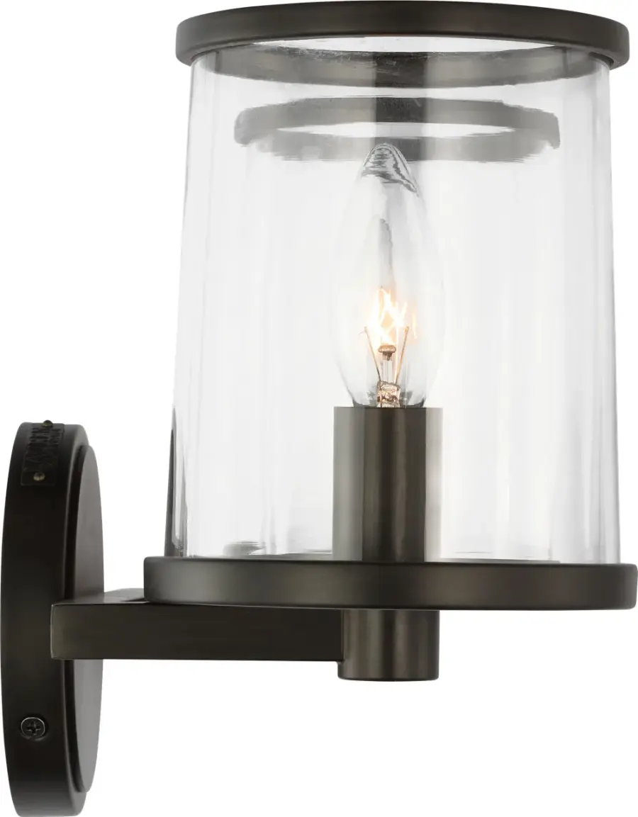 Reynolds Medium Vanity Light in Aged Iron - Image 1