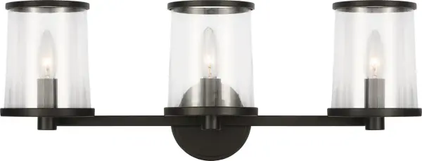 Reynolds Large Vanity Light in Aged Iron - Image 1