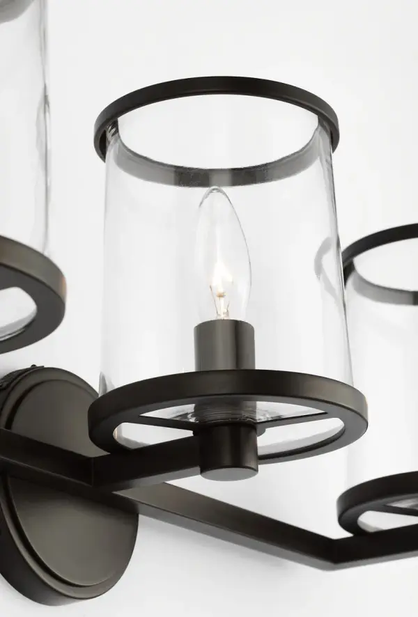 Reynolds Large Vanity Light in Aged Iron - Image 3