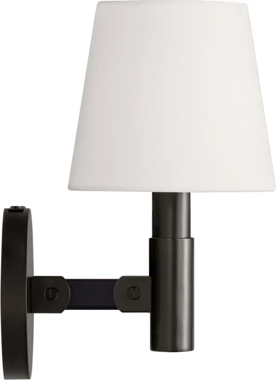 Grayson Small Sconce in Aged Iron - Image 4