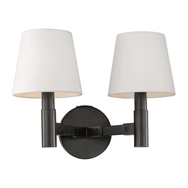 Grayson Medium Sconce in Aged Iron - Image 3