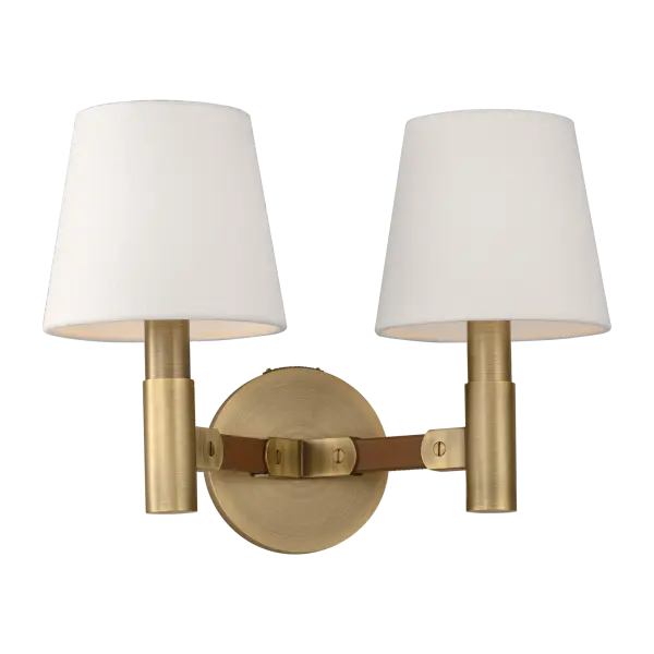 Grayson Medium Sconce in Time Worn Brass - Image 3