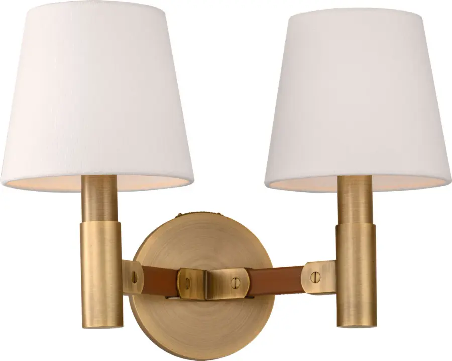 Grayson Medium Sconce in Time Worn Brass - Image 4