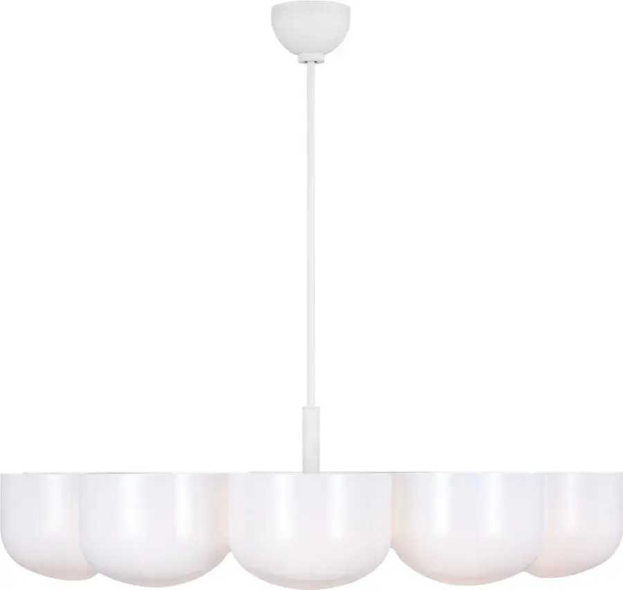 Cheverny Large Chandelier in Matte White - Image 1