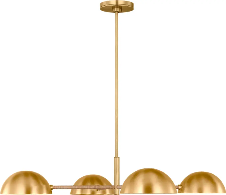 Balleroy Large Chandelier in Burnished Brass - Image 3