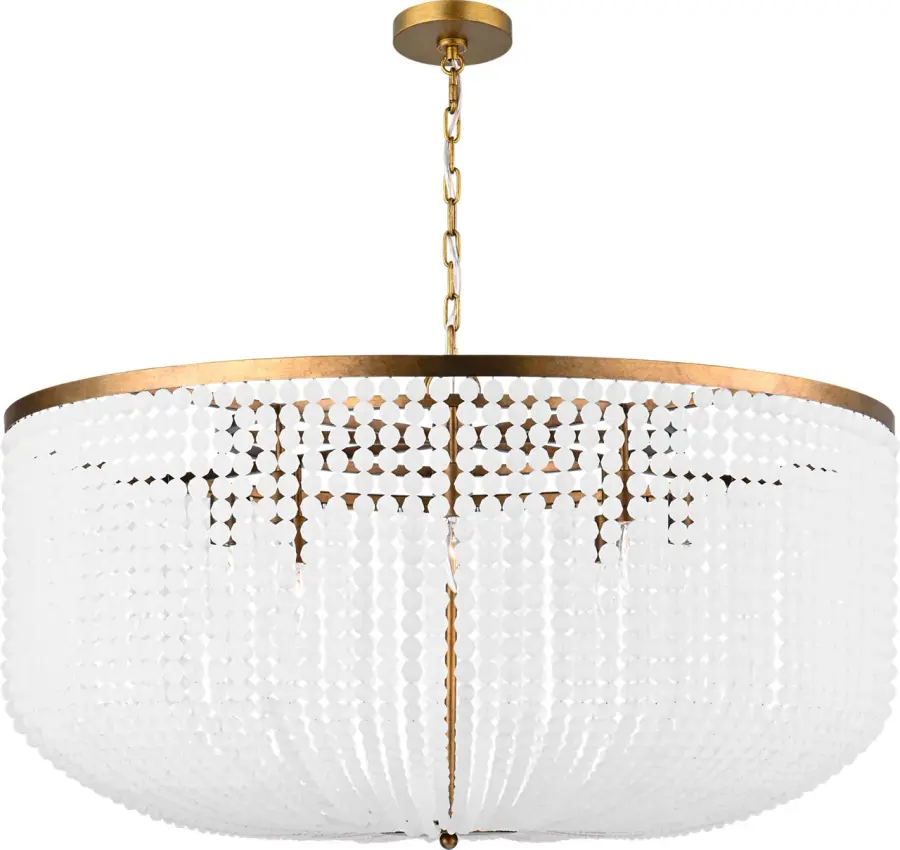Bellecour 36" Chandelier in Vintage Gild - Image 4
