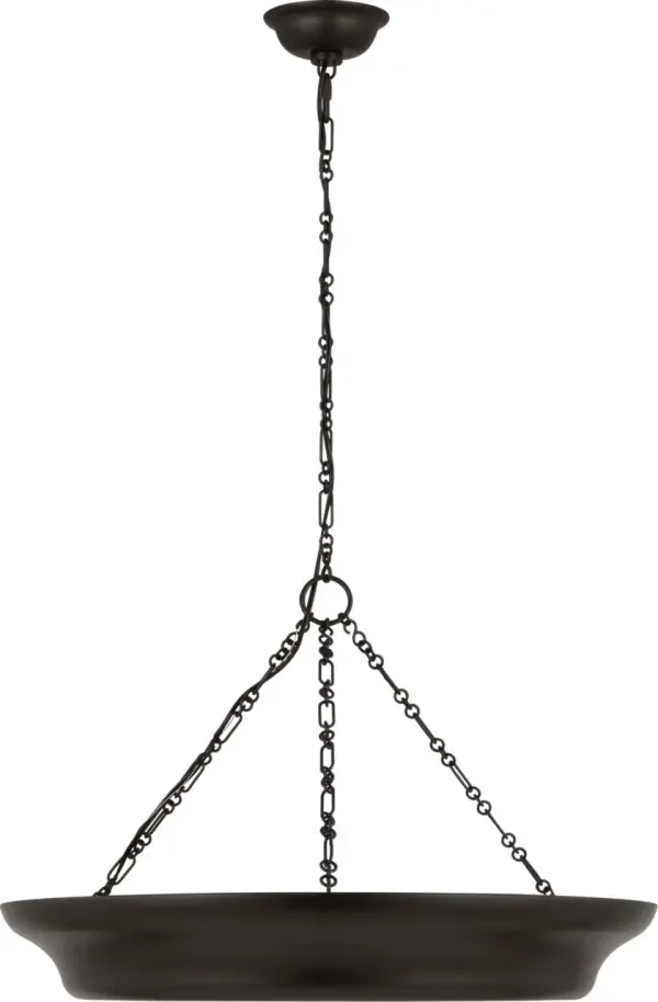 Lenoir 24" Chandelier in Aged Iron - Image 1