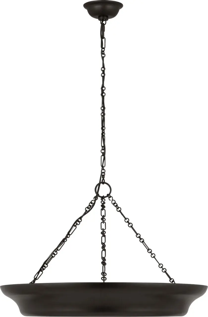 Lenoir 24" Chandelier in Aged Iron - Image 1
