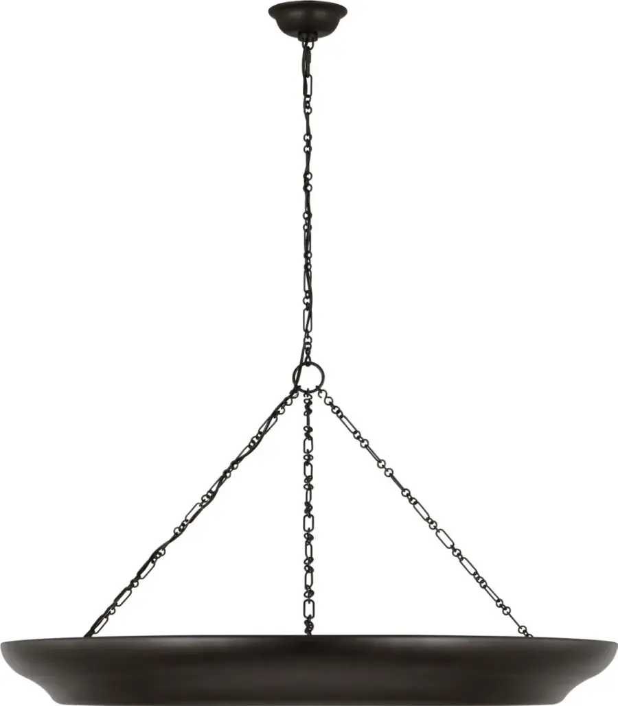 Lenoir 36" Chandelier in Aged Iron - Image 1